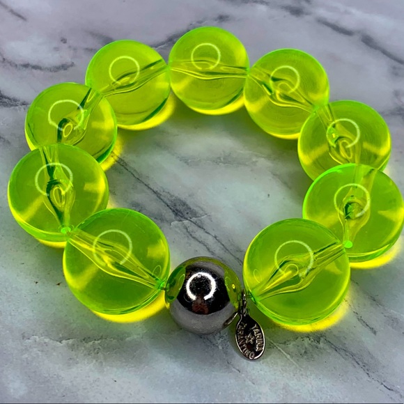 Tarina Tarantino Neon Nights Neon Lime Bracelet